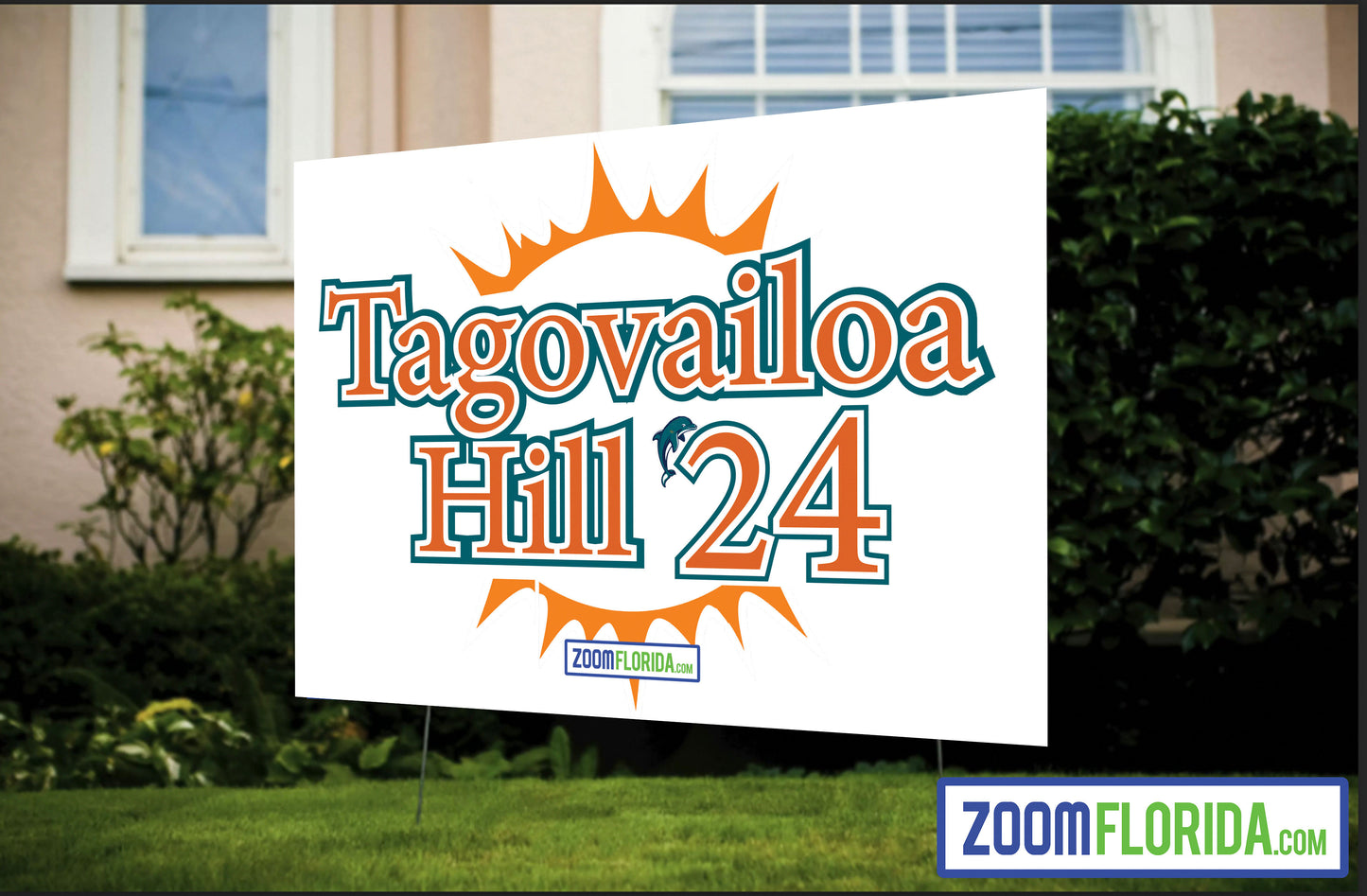 Tagovailoa Hill '24 Lawn Sign