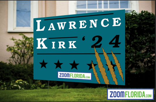 Lawrence Kirk '24 Lawn Sign